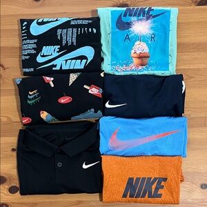 Nike T-Shirts  Bundle - Black, Blue, Orange - Youth XL